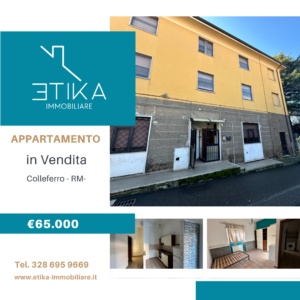 Appartamento in vendita in Via del colle, 7 Colleferro V290125